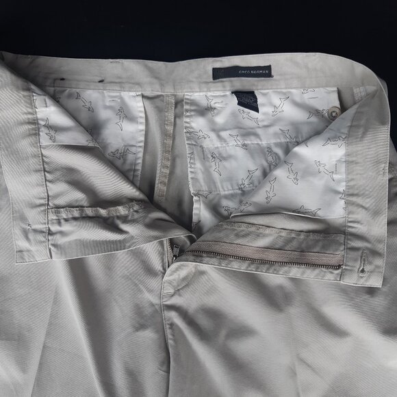 Greg Norman SZ 34 Beige 100% Cotton Men's Shorts - Picture 6 of 11